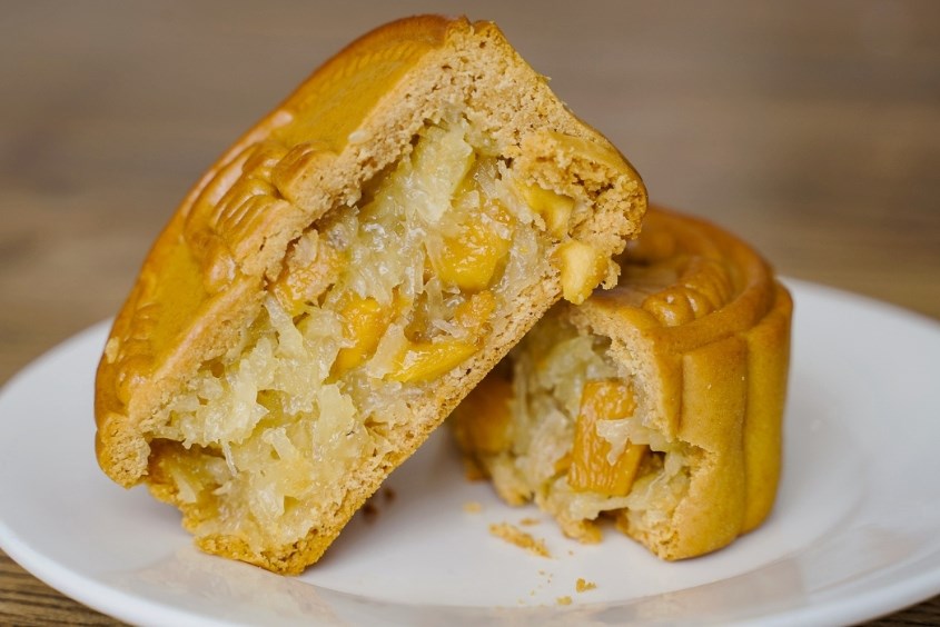Bánh trung thu vị xoài Bánh trung thu vị xoài