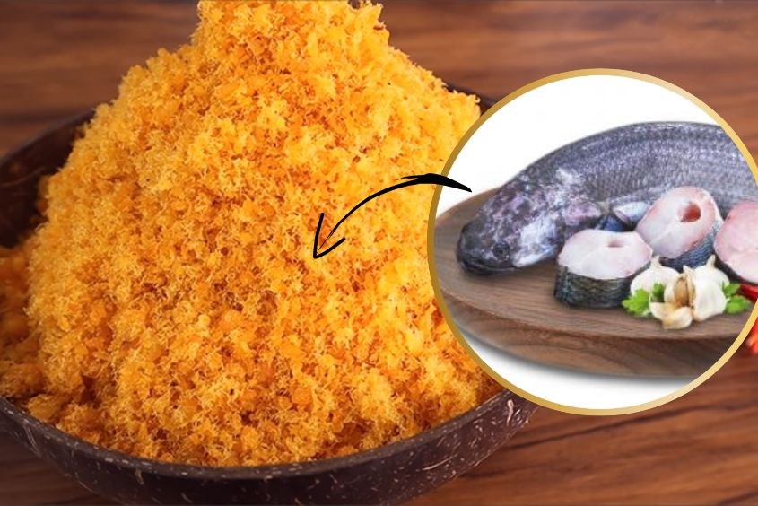 Ruốc cá lóc cho bé ăn dặm rất dễ thực hiện