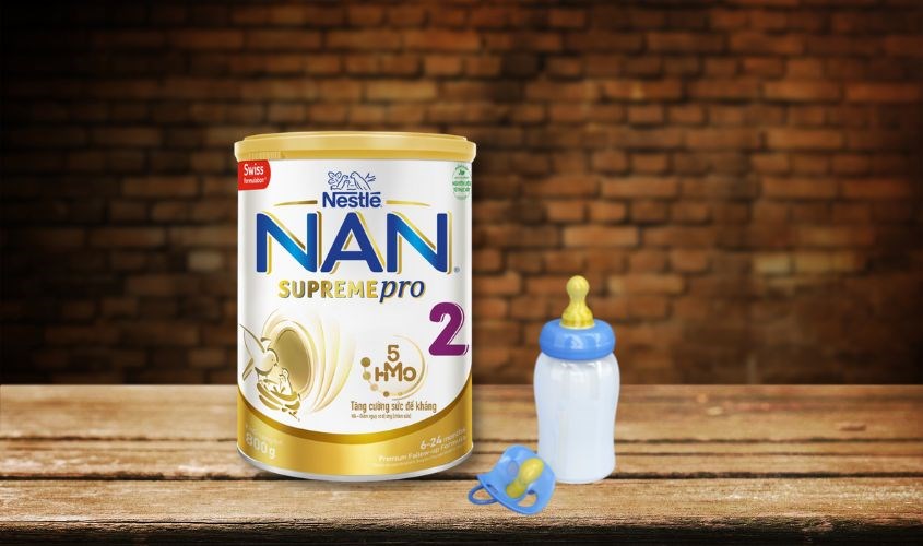 Sữa bột NAN Supremepro số 2 800g (6 - 24 tháng) dành cho trẻ dị ứng đạm sữa bò