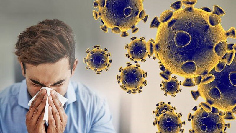 Virus cúm A H1N1 có thể lây lan trực tiếp vào không khí khi người bệnh hắt hơi Virus cúm A H1N1 có thể lây lan vào không khí khi người bệnh hắt hơi