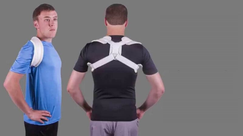  Đeo băng số 8 giúp hỗ trợ cố định xương đòn bị gãy