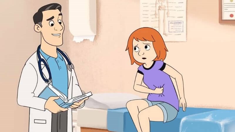 Đau bụng, nôn mửa là dấu hiệu cần đến gặp bác sĩ càng sớm càng tốt