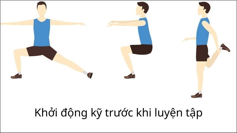Khởi động kỹ trước khi tham gia các hoạt động thể thao Khởi động kỹ trước khi tham gia các hoạt động thể thao