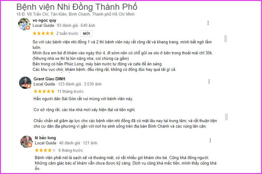 Bệnh viện nhi đồng thành phố hcm