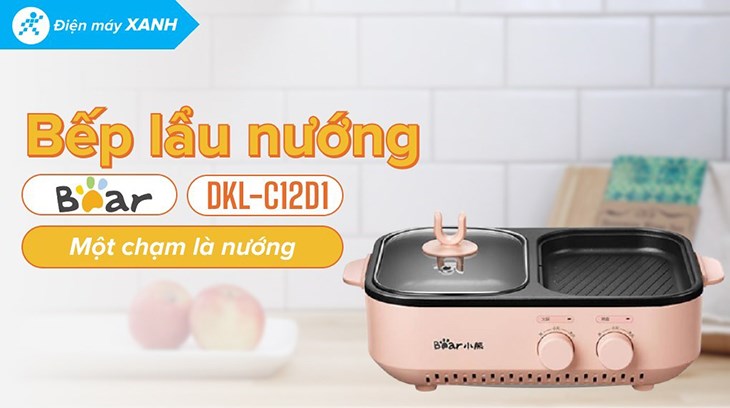 Bếp lẩu nướng đa năng Bear DKL-C12D1 có giá phải chăng, chỉ 750.000 VNĐ (giá được cập nhật tại tháng 6/2023) Bếp lẩu nướng đa năng Bear DKL-C12D1 có giá phải chăng, chỉ 750.000 VNĐ (giá được cập nhật tại tháng 9/2023)