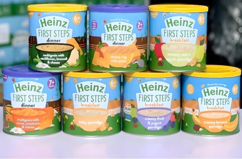 Bột ăn dặm Heinz có đa dạng hương vị