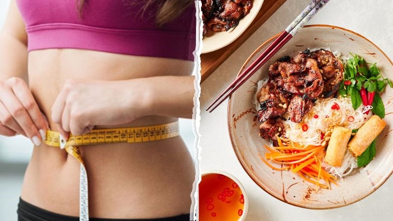 Ăn bún thịt nướng với lượng vừa phải sẽ không gây tăng cân, béo phì