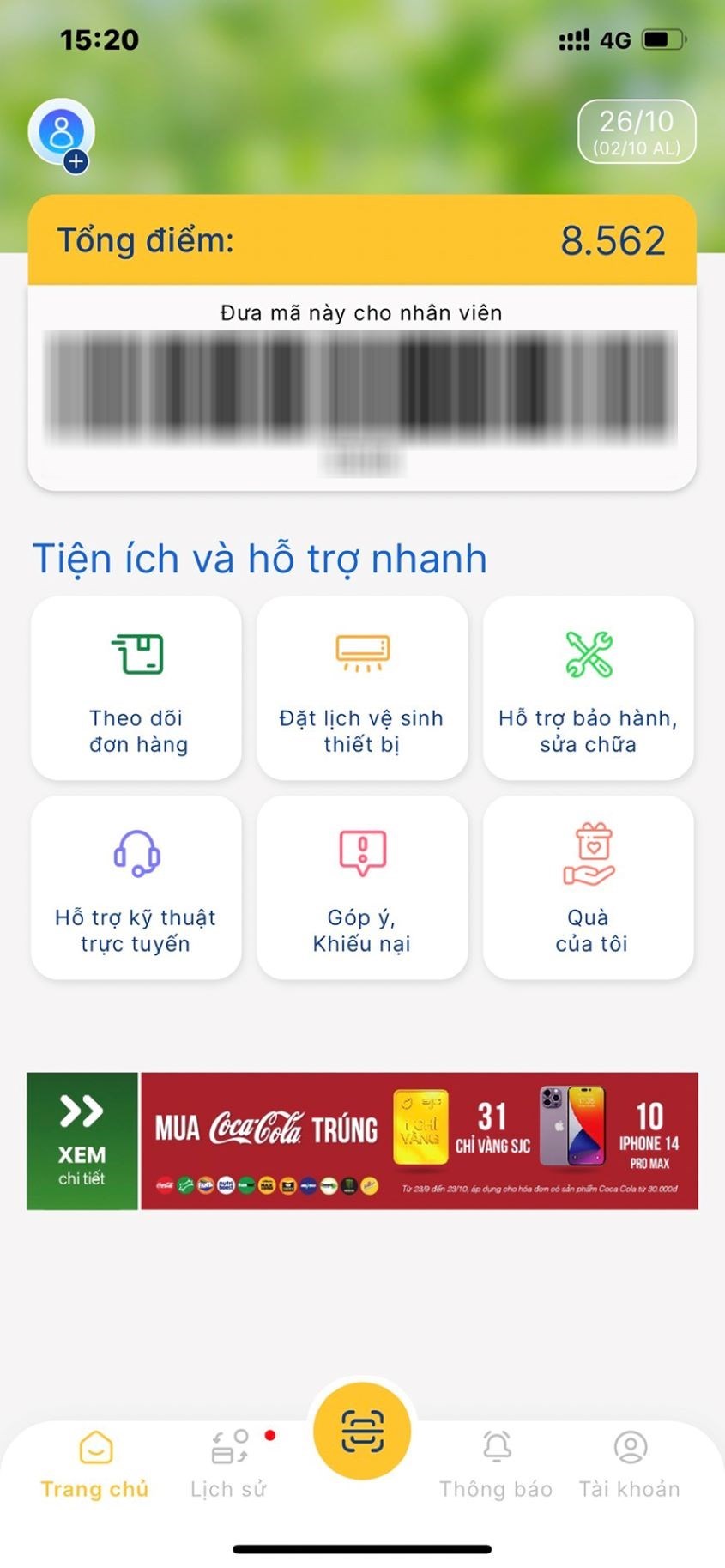 Bước 5 Quà tặng Vip