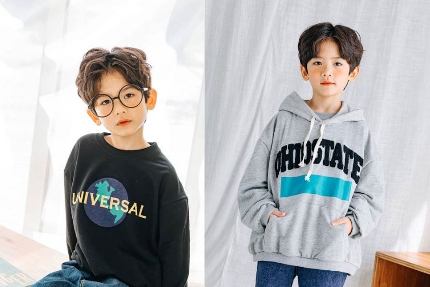 Những kiểu tóc cho bé trai mặt dài phù hợp