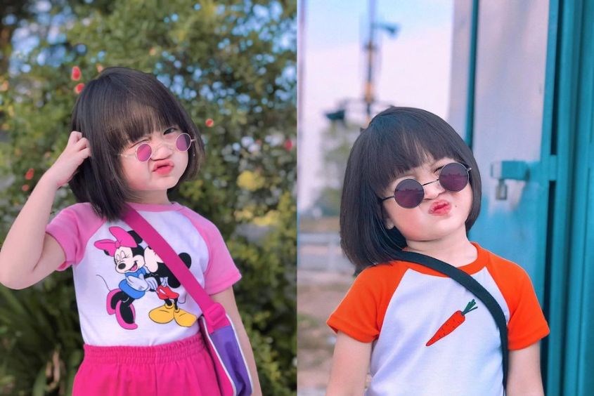 Các mẫu tóc đầu nấm cho bé gái đáng yêu