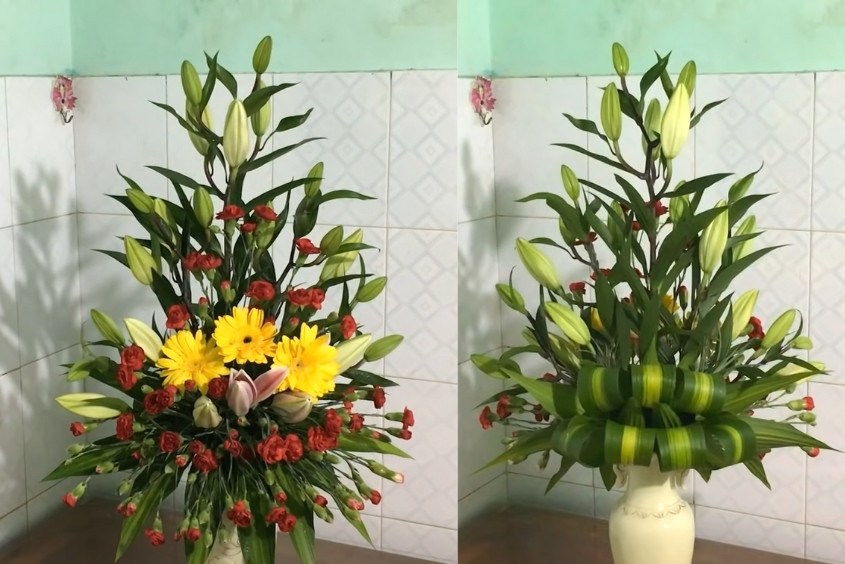 Gợi ý cho mẹ 5 Cách cắm hoa ly đẹp mắt, phù hợp nhiều không gian