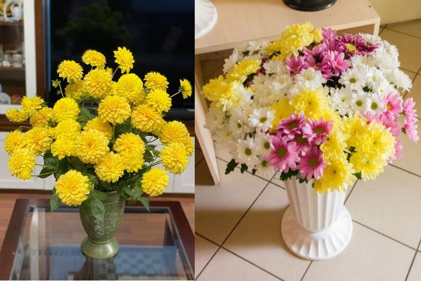 Mẹ tham khảo 15 cách cắm hoa ngày Tết trang hoàng nhà cửa