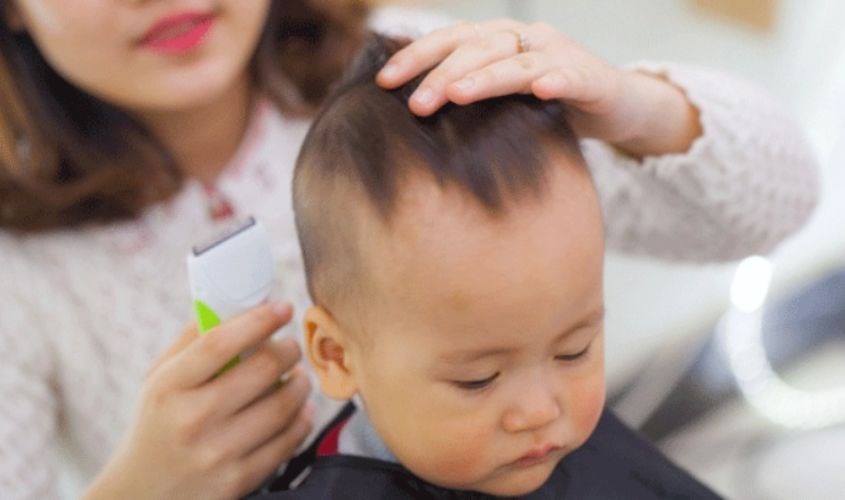 Cắt tóc ở trên đỉnh đầu Cắt tóc ở trên đỉnh đầu