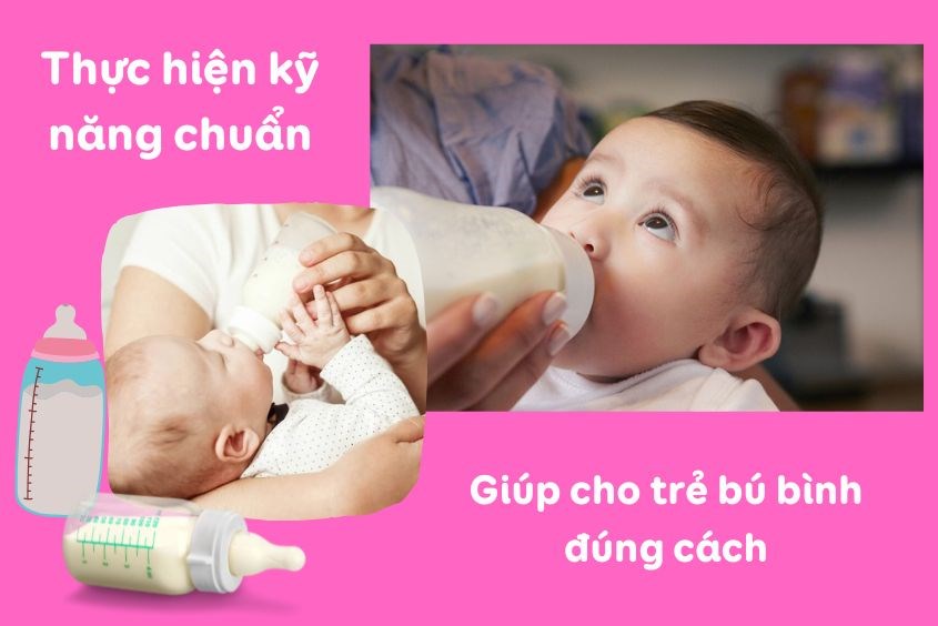 Cách cho trẻ bú bình hay
