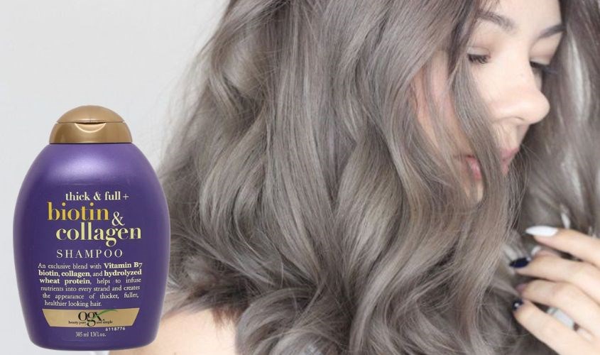 Dầu gội OGX Thick Full Biotin Collagen 385 ml