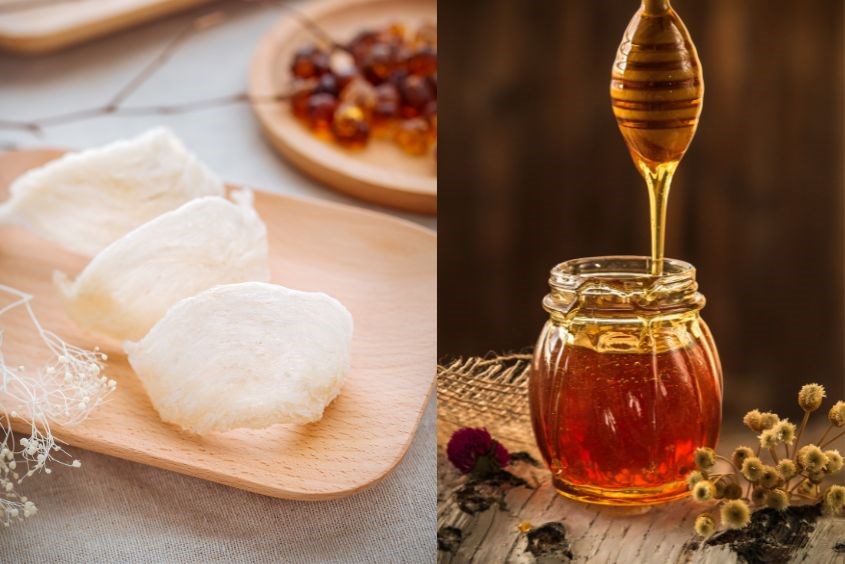 Cách chưng yến cho bà bầu với mật ong (Ảnh: Canva)