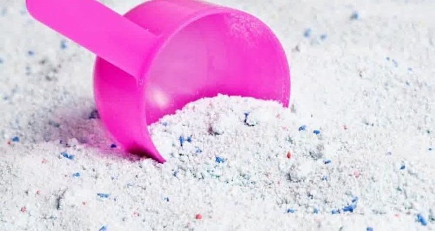 Không được dùng bột giặt để rửa chén Không được dùng bột giặt để rửa chén