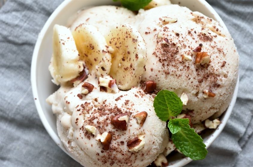 Cách làm kem chuối sữa chua sữa đặc ăn dặm thơm ngon