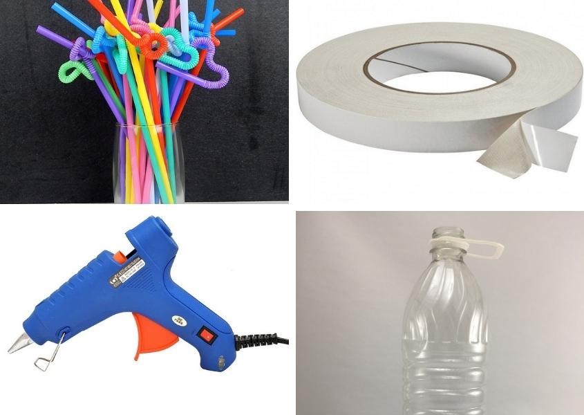 Nguyên liệu chính để làm lồng đèn hình trụ tròn