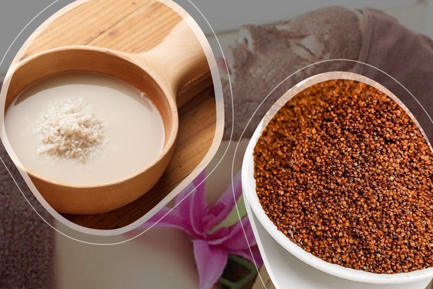 Mách mẹ cách làm mặt nạ ngũ hoa với nước cám gạo giúp tẩy tế bào chết hiệu quả