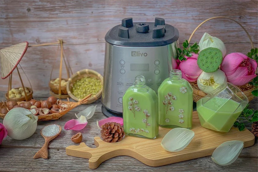 Mách mẹ cách làm sữa cốm xanh cực ngon cho con tại nhà