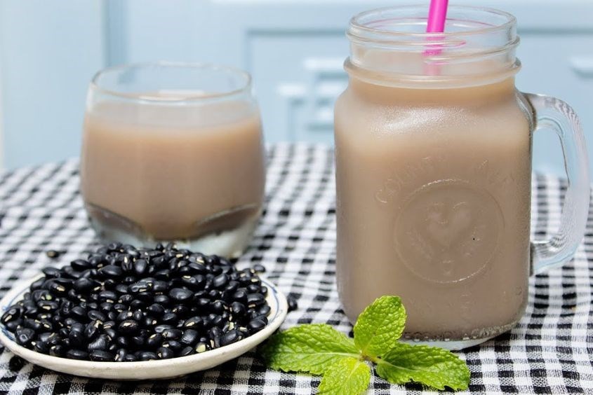 Cách làm sữa nếp cẩm với đậu đen cực dễ