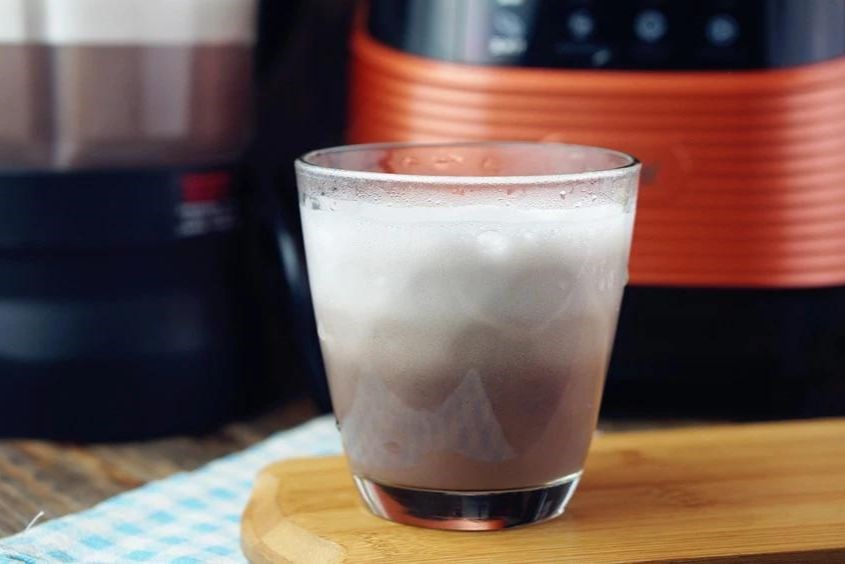 Cách làm sữa nếp cẩm với đậu nành thơm ngon