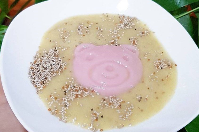 Cháo đậu hũ non cho bé 