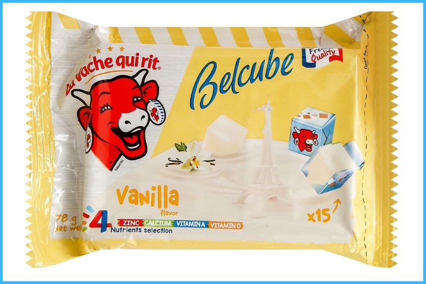 Phô mai Con Bò Cười Belcube vị vani gói 15 viên 78g Cách nấu cháo súp lơ cho bé ăn dặm