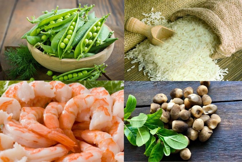 Cháo tôm đậu Hà Lan cho bé hấp dẫn nhất