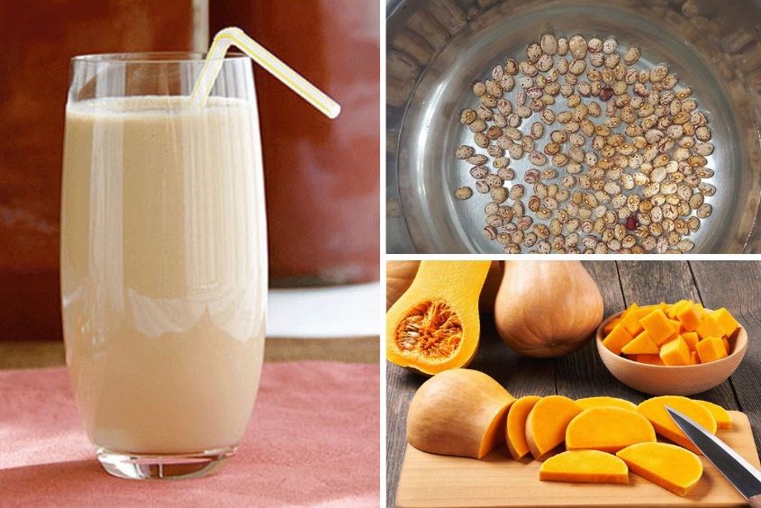 Cách nấu sữa đậu cúc với bí đỏ giúp bé tăng trí thông minh