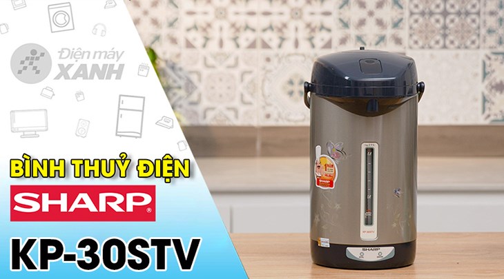 Bình thủy điện Sharp KP-30STV 2.9 lít dễ dàng sử dụng chỉ với những thao tác đơn giản