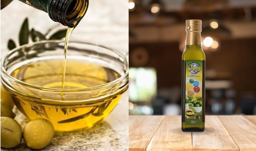 Dầu mù u kết hợp cùng dầu oliu