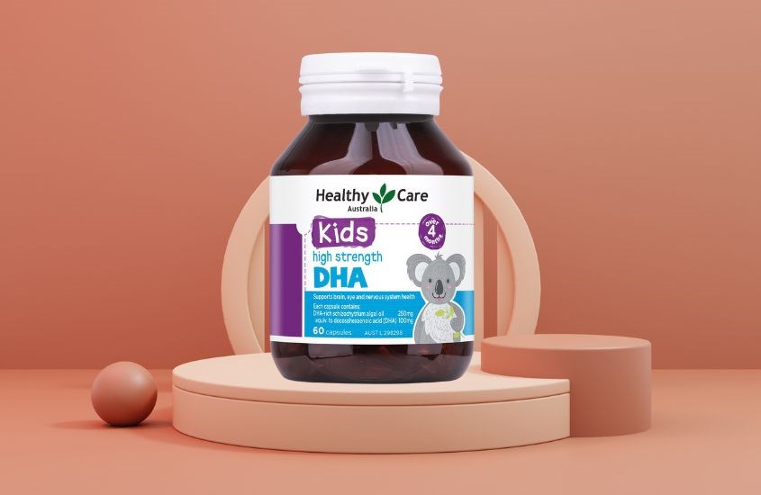 Viên uống Healthy Care Kids High Strength DHA bổ não 60 viên