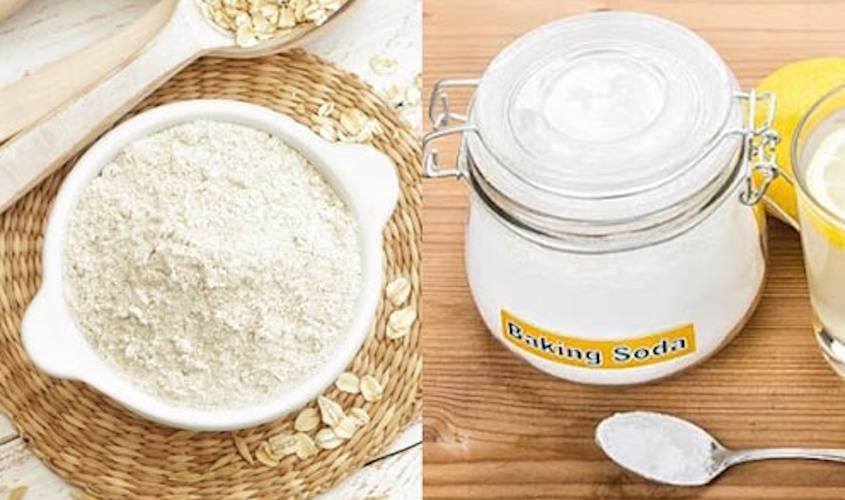 Tẩy da chết toàn thân bằng yến mạch và Baking Soda Tẩy da chết toàn thân bằng yến mạch và Baking Soda