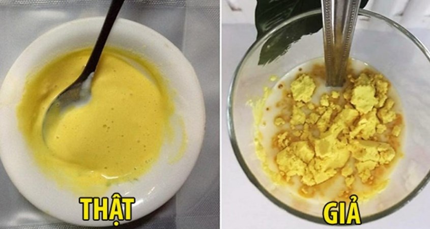 Nhận biết tinh bột nghệ thật giả qua màu sắc, mùi vị