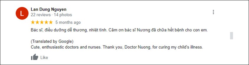 Feedback của các chị em Cảm nhận của các chị em về bệnh viện Gaya Việt Hàn