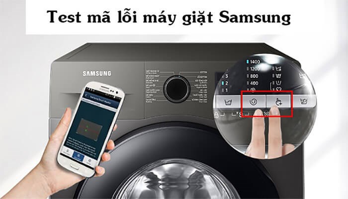 Nhấn và giữ đồng thời 2 nút Spin và Options để khởi động chức năng Smart Check