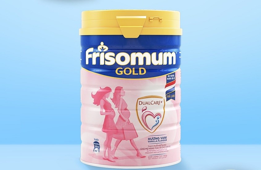 Sữa bầu Frisomum Gold hương vani 900g