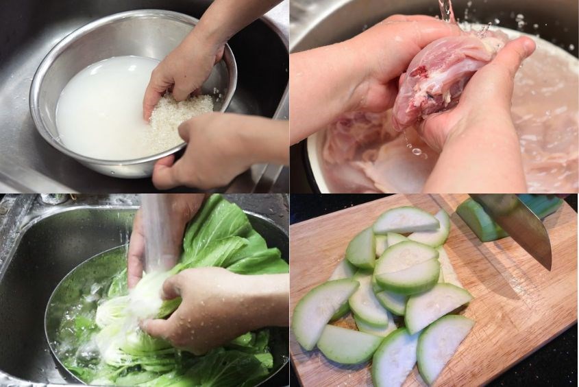 Cháo bầu thịt heo cho bé hấp dẫn nhất