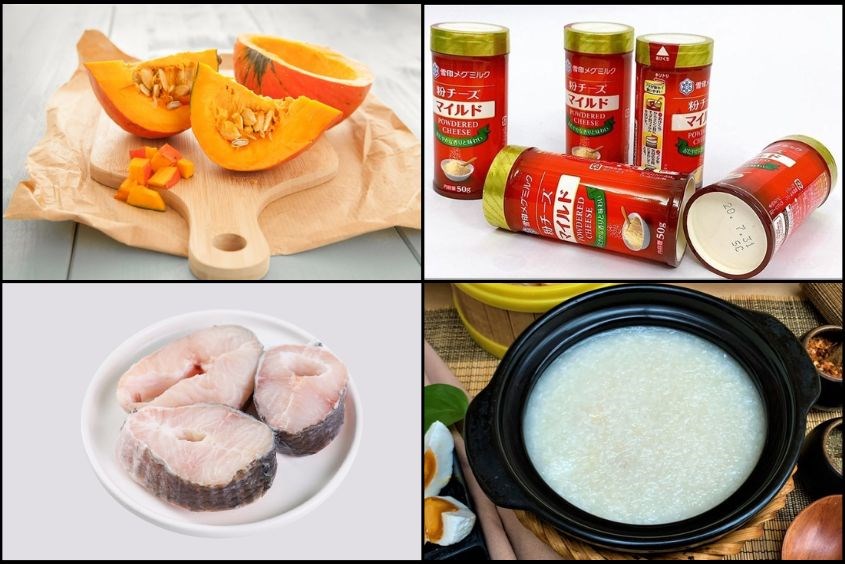 Cháo bí đỏ phô mai ăn dặm bổ dưỡng nhất