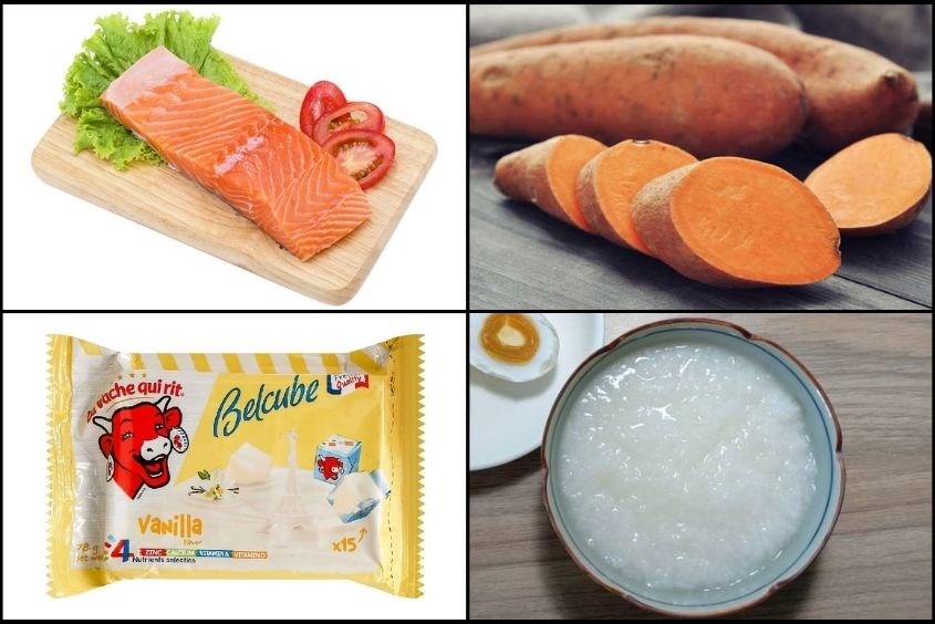 Cháo khoai lang phô mai cho bé ăn dặm thơm ngon nhất