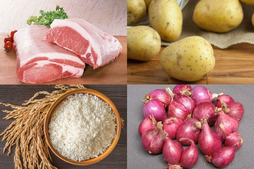 Cách làm cháo thịt heo khoai tây cho bé ăn dặm ngon Cháo thịt heo khoai tây cho bé ăn dặm ngon