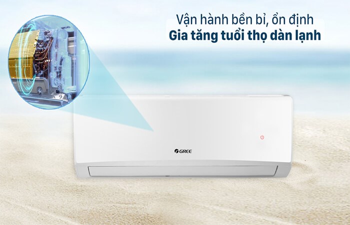 Tuổi đời của dàn lạnh được gia tăng nhờ vào chức năng sấy khô dàn lạnh của chế độ X-Fan