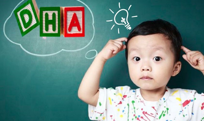 Bổ sung DHA giúp phát triển trí não cho bé