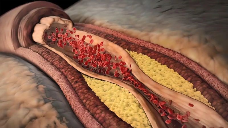 Hàm lượng cholesterol cao có thể gây tắc mạch