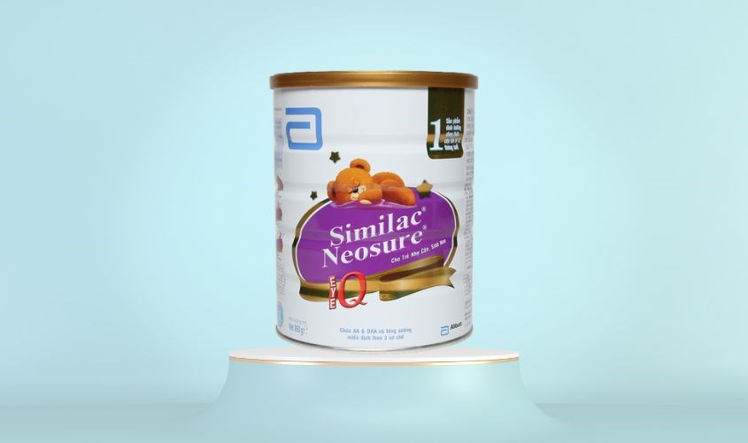 Không gây tình trạng táo bón cho bé Sữa Similac Neosure IQ không xảy ra tình trạng táo bón ở bé