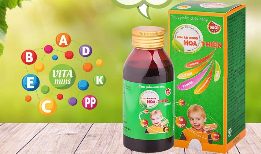 Siro ăn ngon Hoa Thiên giàu vitamin