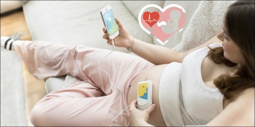 Sử dụng ứng dụng theo dõi nhịp tim thai 