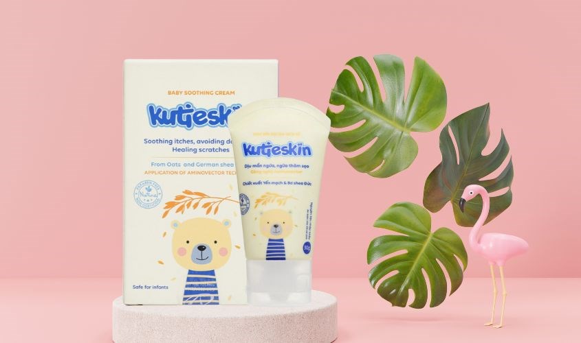 Kem bôi dịu da cho bé Kutieskin